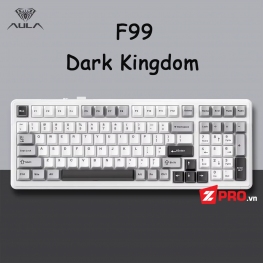 Bàn phím cơ Aula F99 - Dark Kingdom (3 Mode, 8000 mAh)