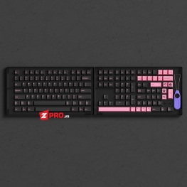 Bộ Keycap AKKO Black Pink (Cherry Profile - 229 Keys)