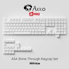 Bộ Keycap AKKO Shine-Through (PBT 2Shot xuyên led, ASA)
