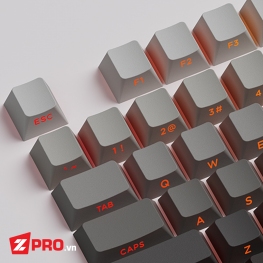 Bộ Keycap Veekos Black Gradient (PBT, 135 Nút)