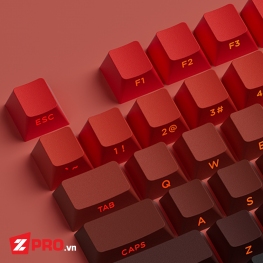 Bộ Keycap Veekos Blaze Gradient (PBT, 135 Nút)