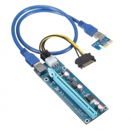 Dây Riser PCI Express 1X to 16X USB 3.0 Ver 006C