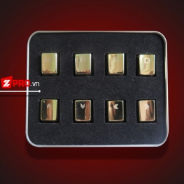 Set keycap kim loại Gold