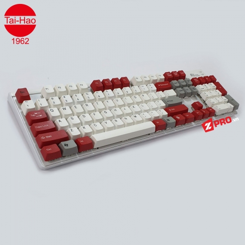 Bộ Keycap TaiHao White Red