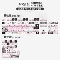 Bộ Keycap Pixel World - 132 Phím (MOA Profile)