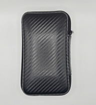 Hộp mềm đựng chuột, phụ kiện vân Carbon - Size to (15x8x4cm)