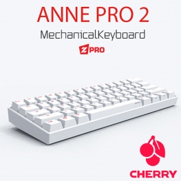 Bàn phím cơ Anne Pro 2 Trắng - Cherry Switch