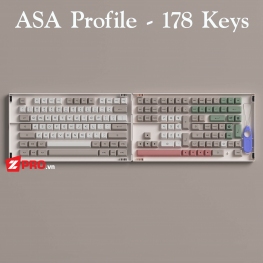 Bộ Keycap AKKO 9009 ASA Profile - 178 Keys