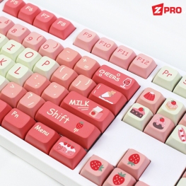 Bộ Keycap Strawberry - 135 nút (PBT, XDA Profile)