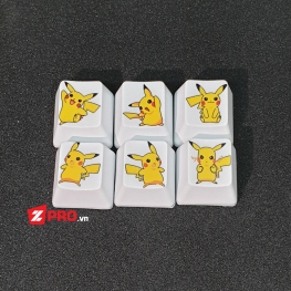 Bộ Keycap PBT Pikachu 6 phím
