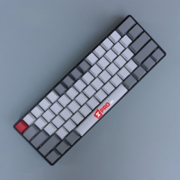 Keycap Thick PBT Ninja 60% White-Grey