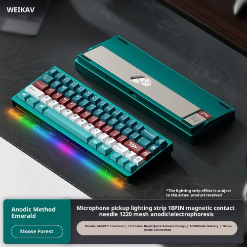 Bàn phím cơ Weikav NUT65 ( Bản 1.2 mm, Nhôm, Ball Catch)