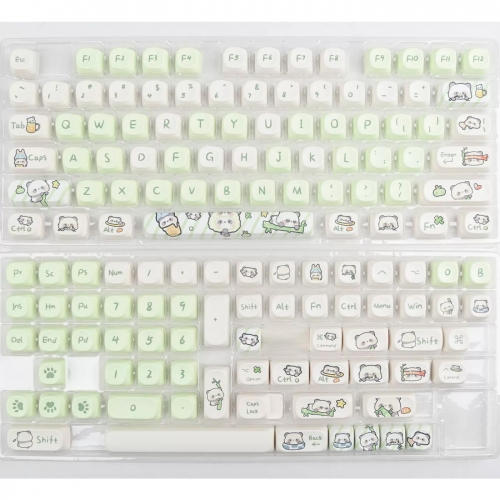 Bộ Keycap  Gấu trúc - 140 Phím (MOA Profile) -