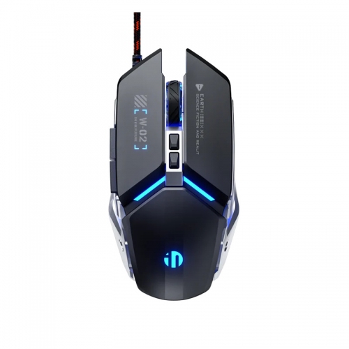 Chuột có dây gaming INPHIC W2 v2 -  Silent- Black