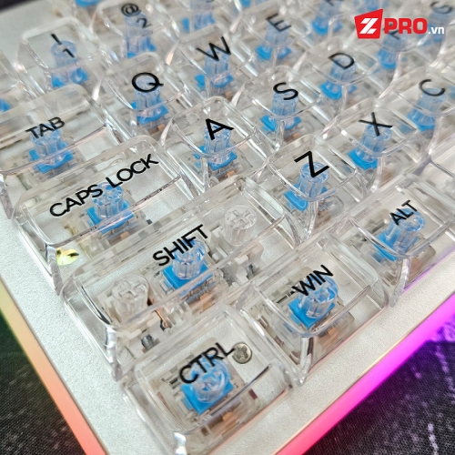 Keycap Ice Crystal 131 Keys (ABS trong suốt)