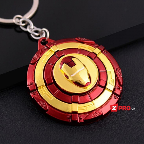 Móc khóa Khiên Captain America Logo IronMan